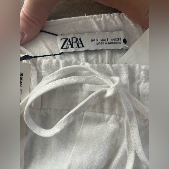 Zara linen straight leg joggers-relaxed fit-Never worn, new with tags. - Picture 13 of 15